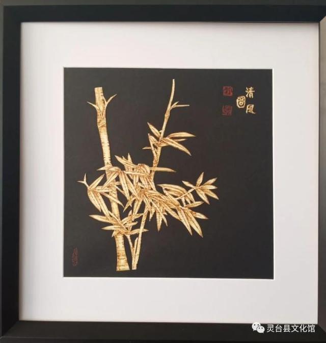 快來(lái)圍觀丨靈臺(tái)縣文化館干部劉強(qiáng)麥稈畫(huà)又出新作品啦！